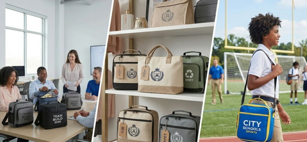 Ustom Lunch Bags Used In Corporate Gifting Retail Display And School Programs