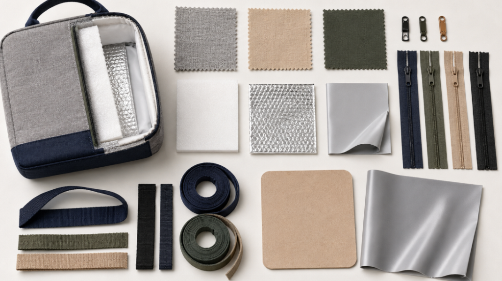 Custom Lunch Bag Materials Insulation And Zipper Options