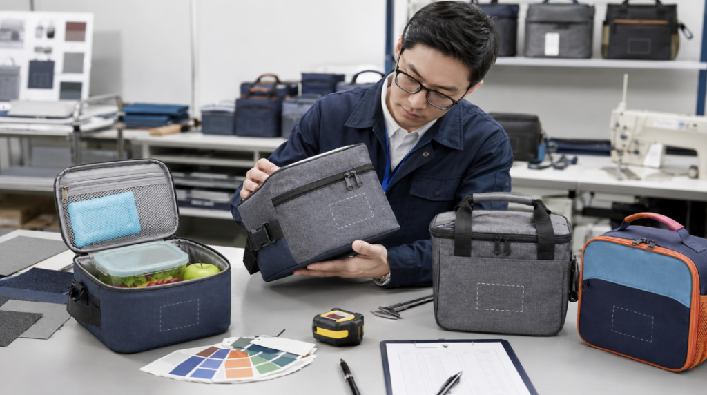 Lunch Bag Manufacturer Quality Inspection Process For Custom Bag Production