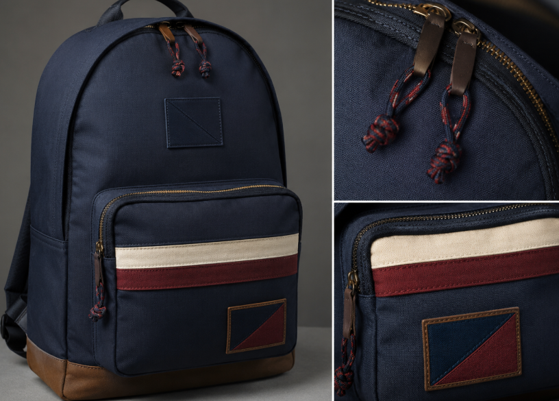 Custom Backpack With Personalized Branding Details