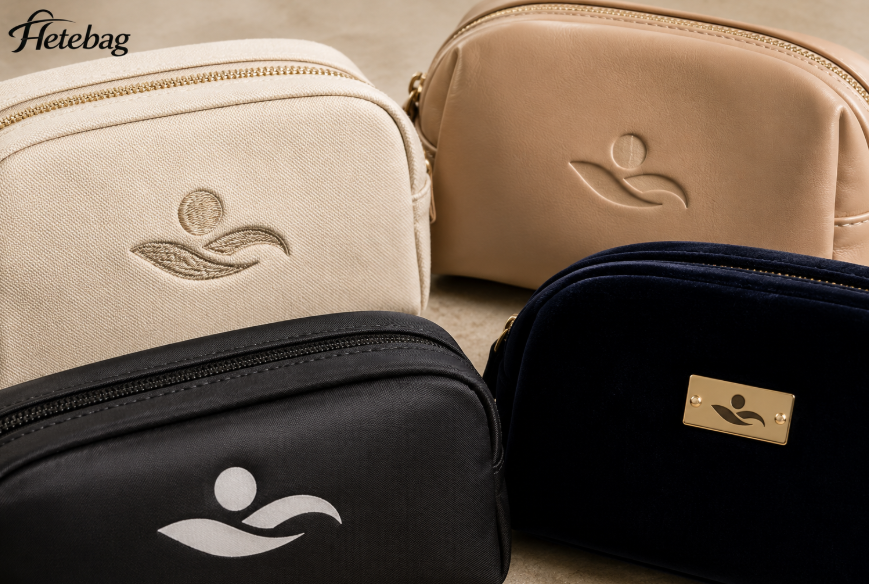 Logo Techniques On Custom Makeup Bags