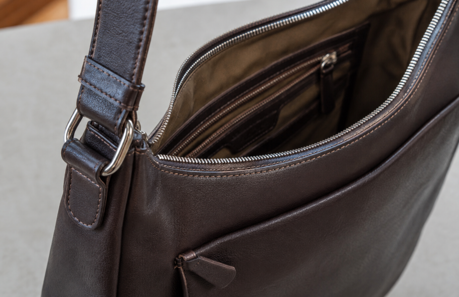 Shoulder Bag Strap And Zipper Details