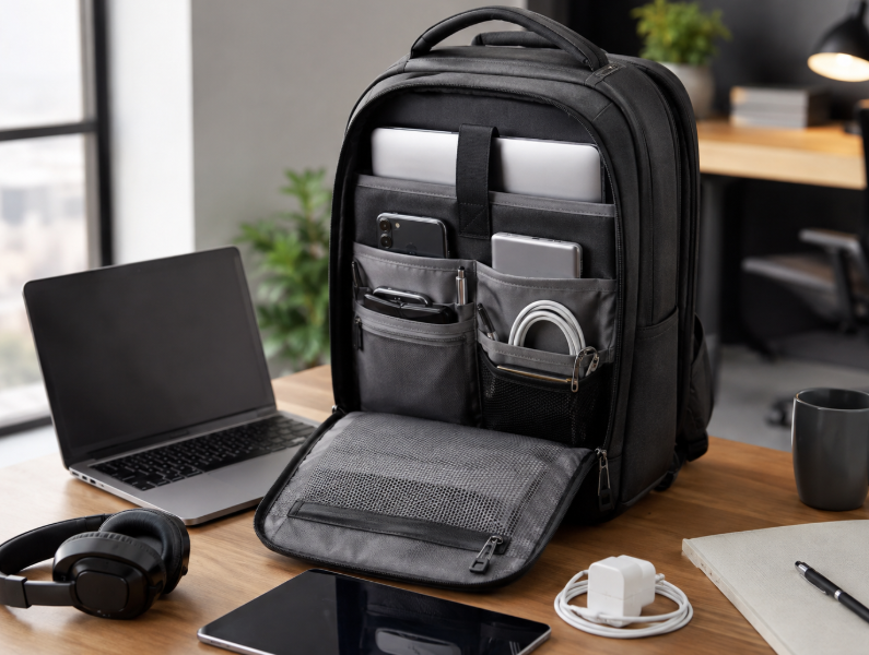 Tech Backpack With Organized Laptop Compartments