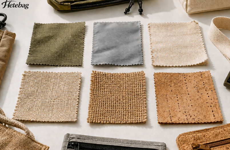 Eco Friendly Fabric Lining Zippers Webbing And Bag Components