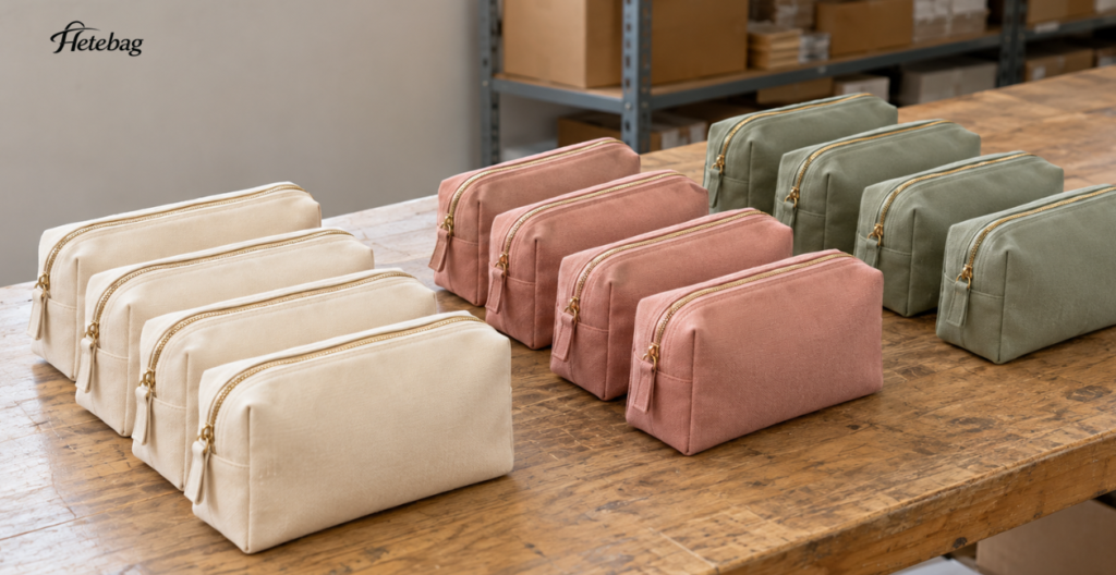 Makeup Pouches Grouped By Color