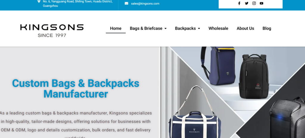 Guangzhou Kingsons Bags