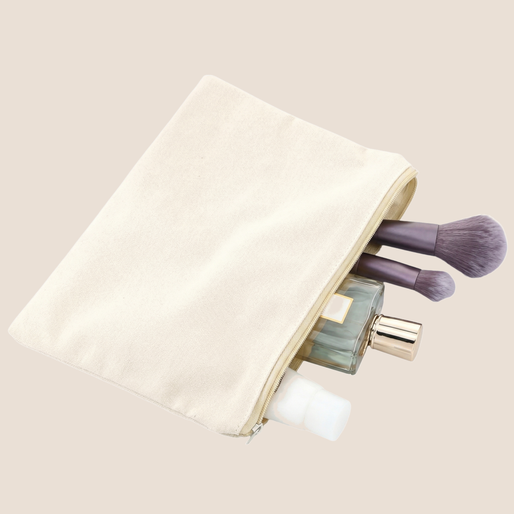 Canvas Makeup Bag