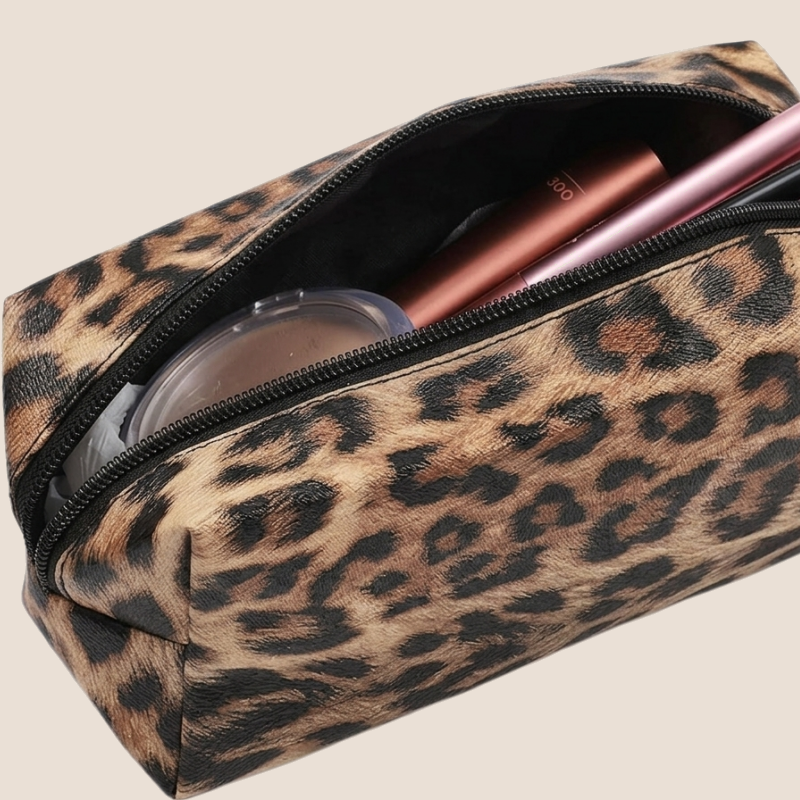 Leopard Cosmetic Bag
