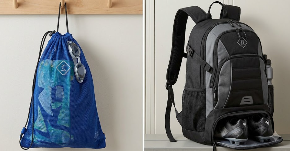 Side By Side Comparison Of A Backpack And A Bag Highlighting Their Distinct Styles And Functionalities